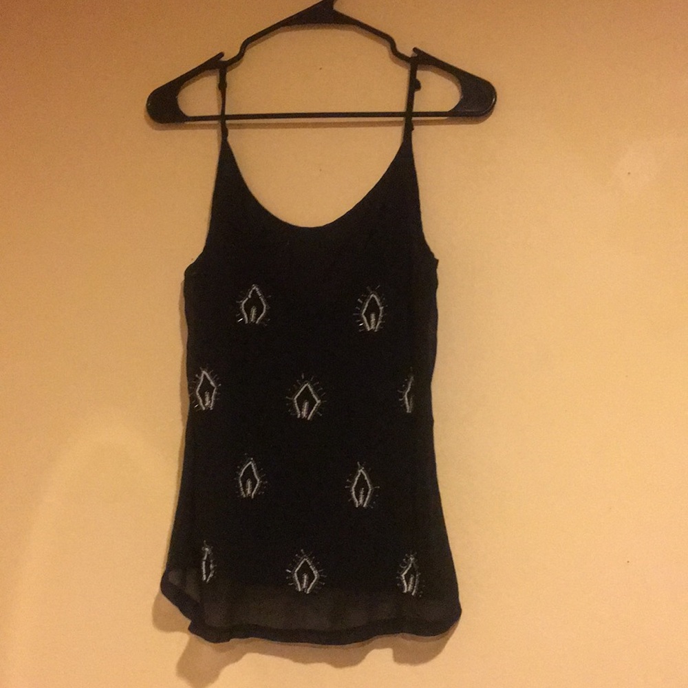 Black tank top